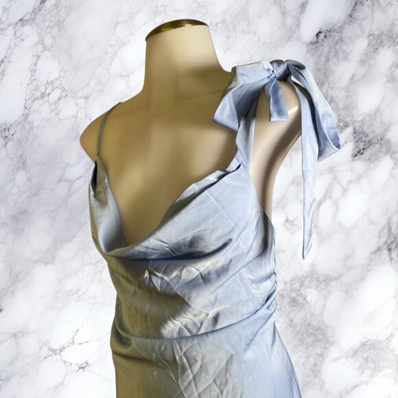 NBD Alli Mini Dress - Baby Blue - Picture 6 of 12